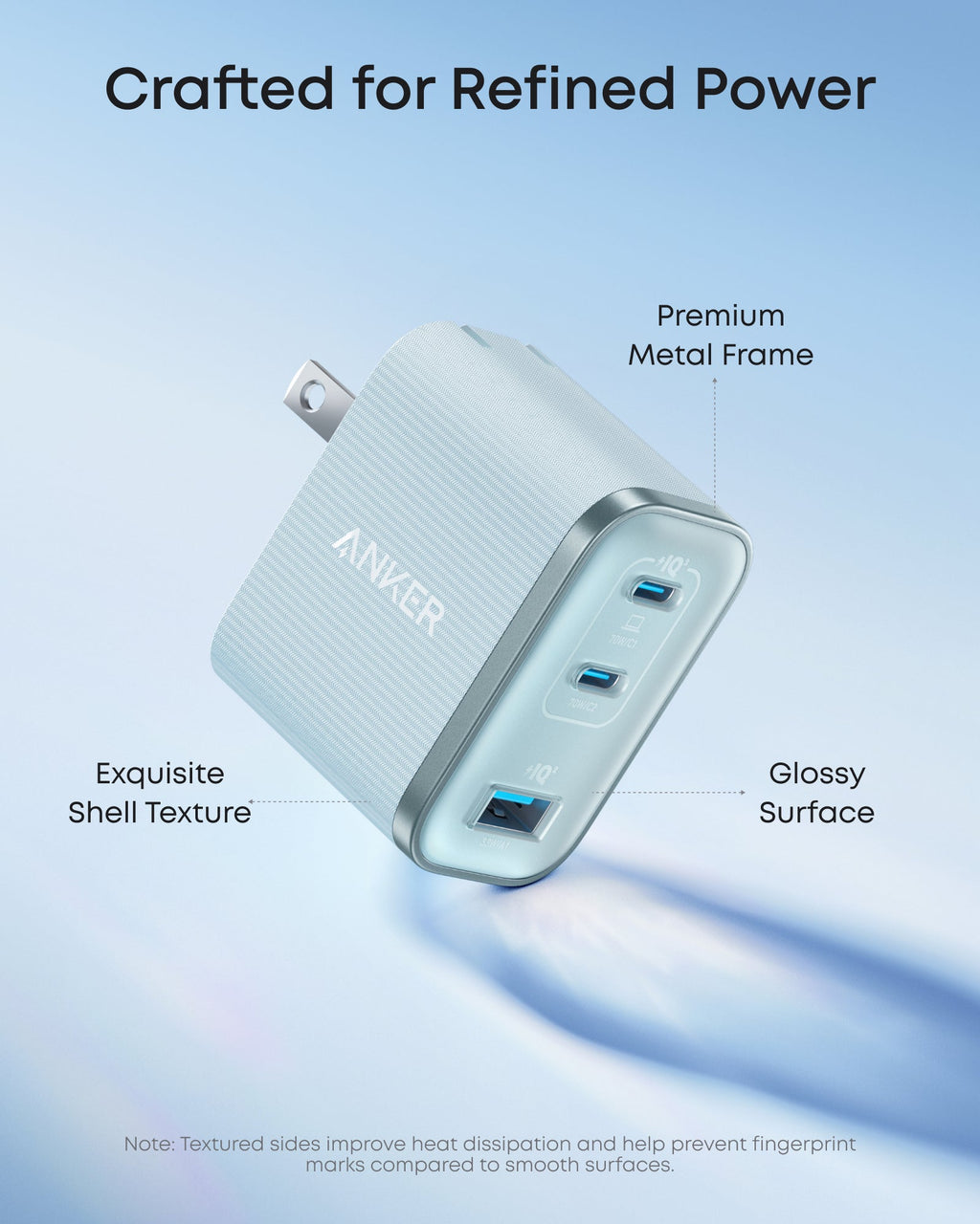 Anker Nano Charger (70W, 3 Ports)