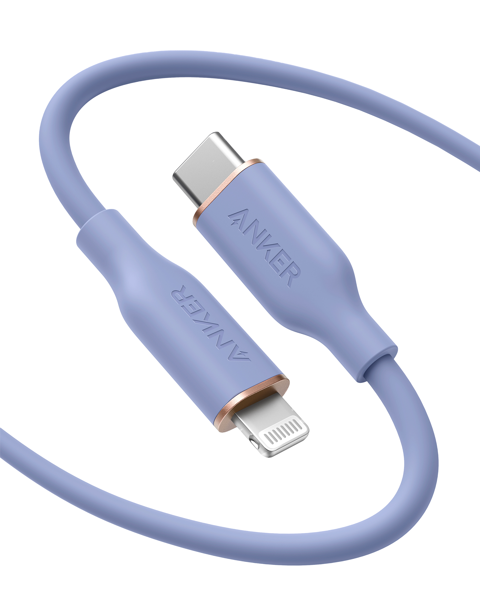 Anker <b>641</b> USB-C to Lightning Cable (Flow, Silicone)